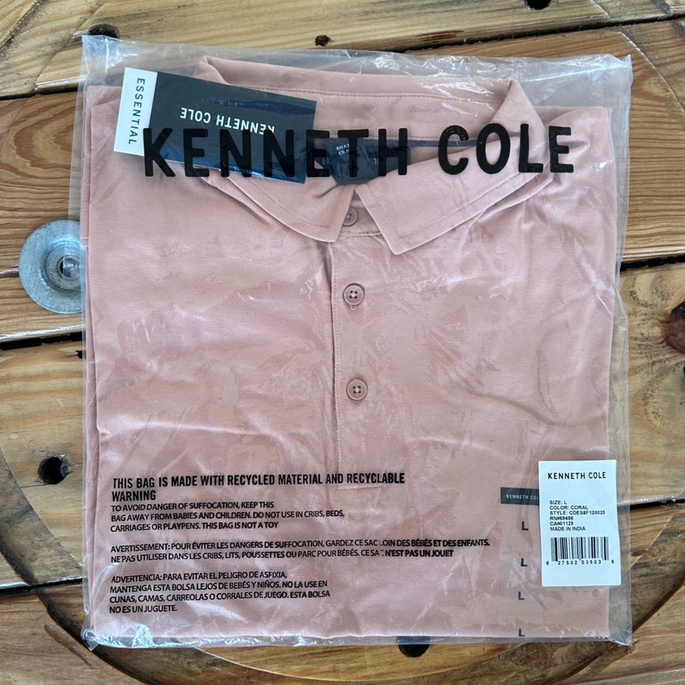 NWT KENNETH COLE POLO